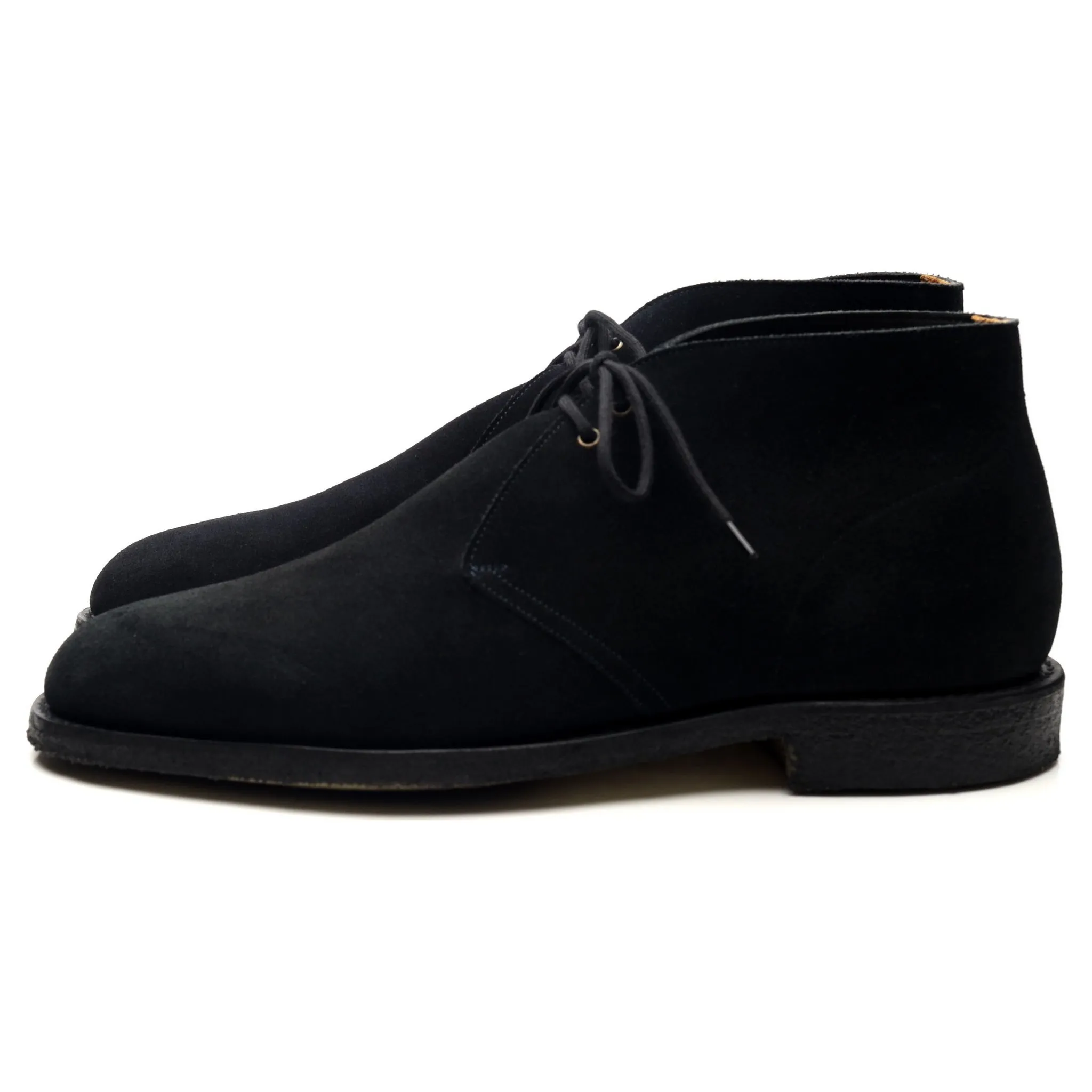 'Sahara' Black Suede Chukka Boots UK 8.5 F
