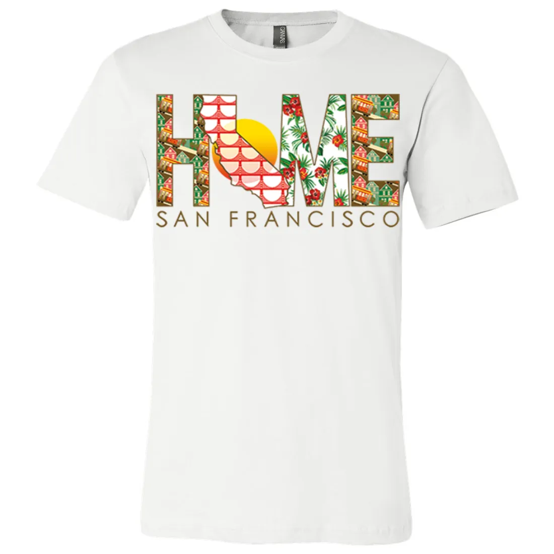 San Francisco Home Asst Colors Mens Lightweight Fitted T-Shirt/tee