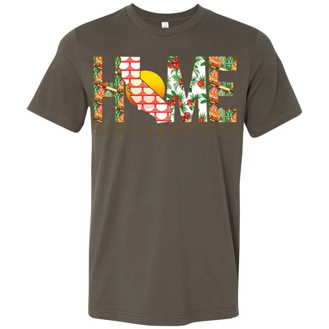 San Francisco Home Asst Colors Mens Lightweight Fitted T-Shirt/tee