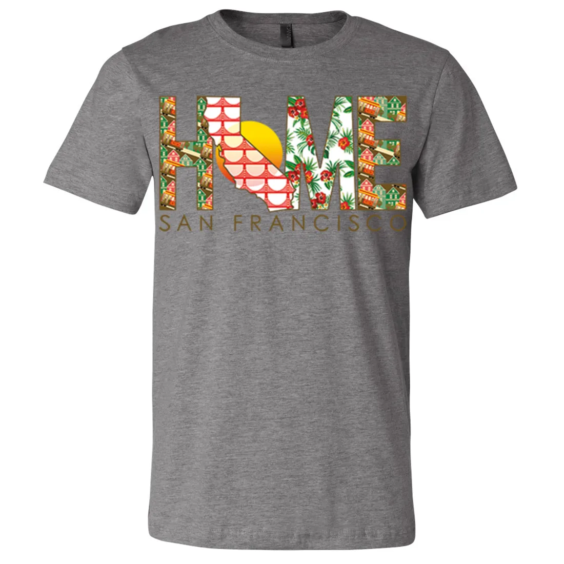 San Francisco Home Asst Colors Mens Lightweight Fitted T-Shirt/tee