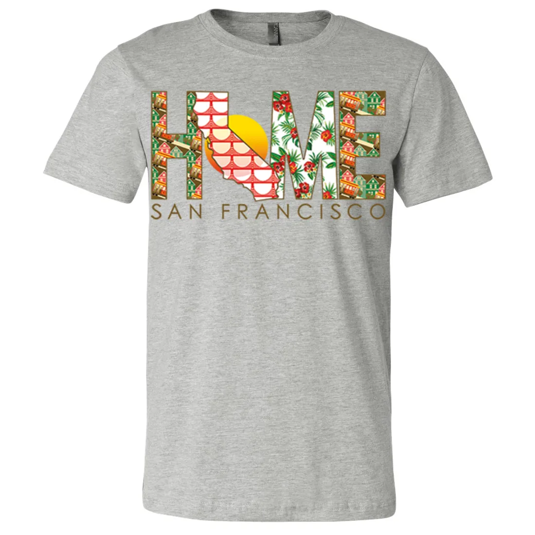 San Francisco Home Asst Colors Mens Lightweight Fitted T-Shirt/tee