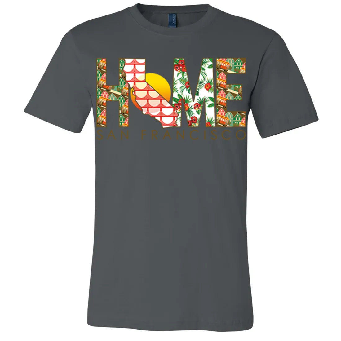 San Francisco Home Asst Colors Mens Lightweight Fitted T-Shirt/tee