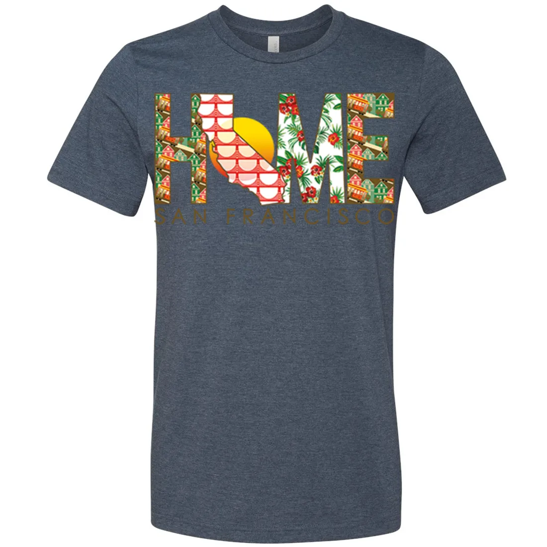 San Francisco Home Asst Colors Mens Lightweight Fitted T-Shirt/tee