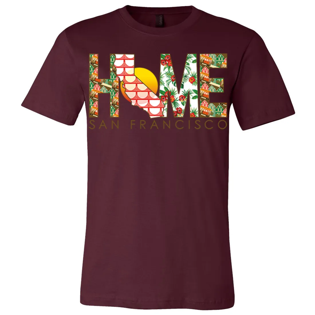 San Francisco Home Asst Colors Mens Lightweight Fitted T-Shirt/tee
