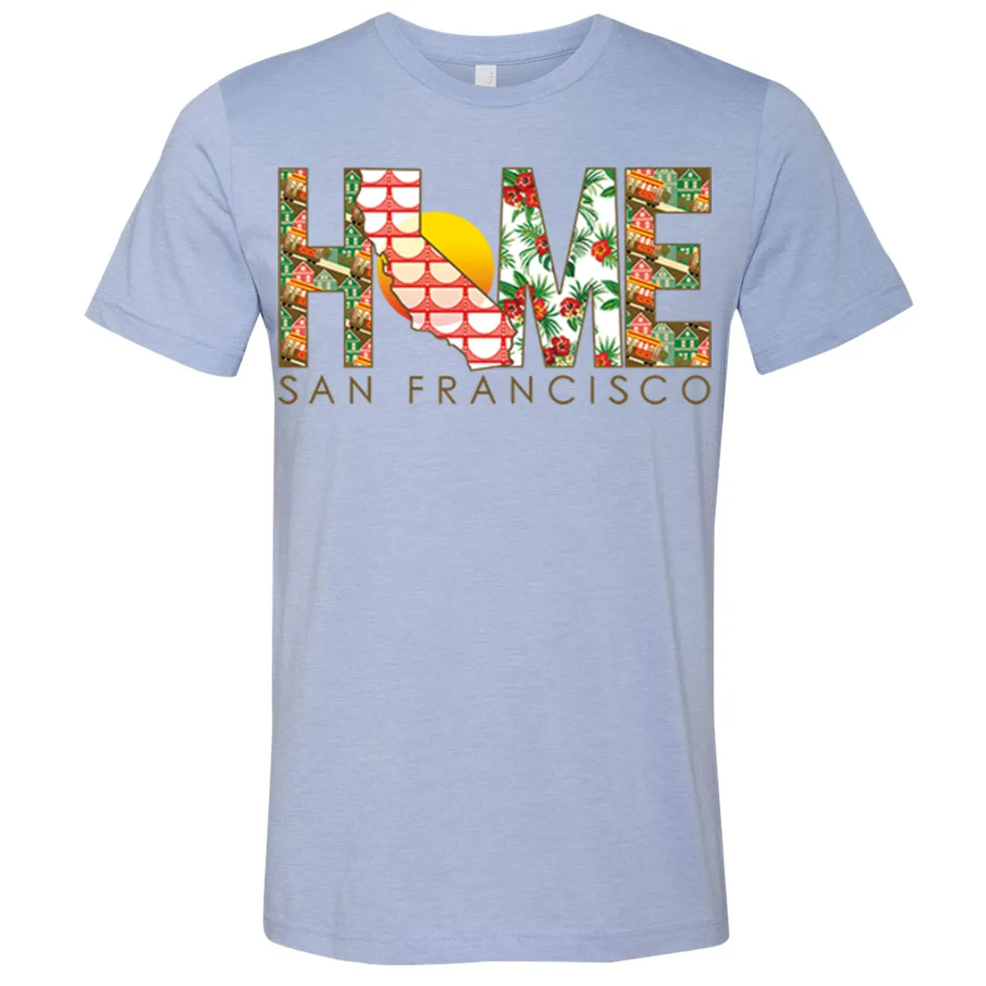 San Francisco Home Asst Colors Mens Lightweight Fitted T-Shirt/tee
