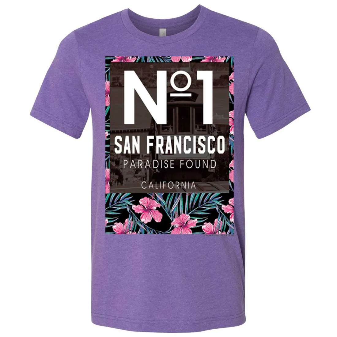 San Francisco No. 1 Paradise Found California Asst Colors Mens Fitted T-Shirt/tee