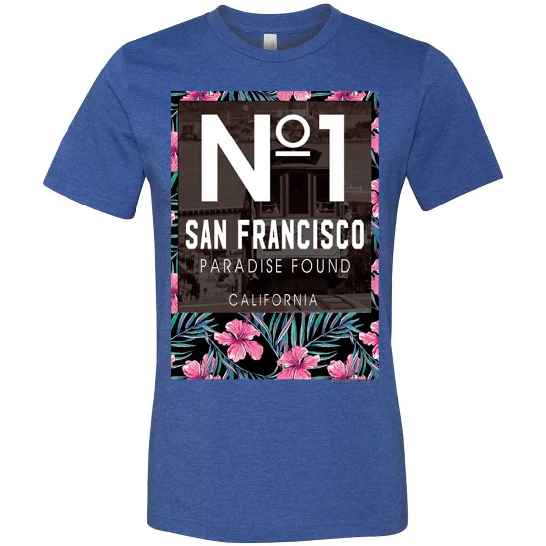 San Francisco No. 1 Paradise Found California Asst Colors Mens Fitted T-Shirt/tee