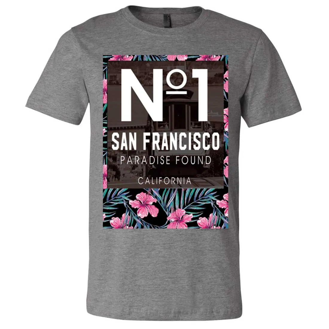 San Francisco No. 1 Paradise Found California Asst Colors Mens Fitted T-Shirt/tee