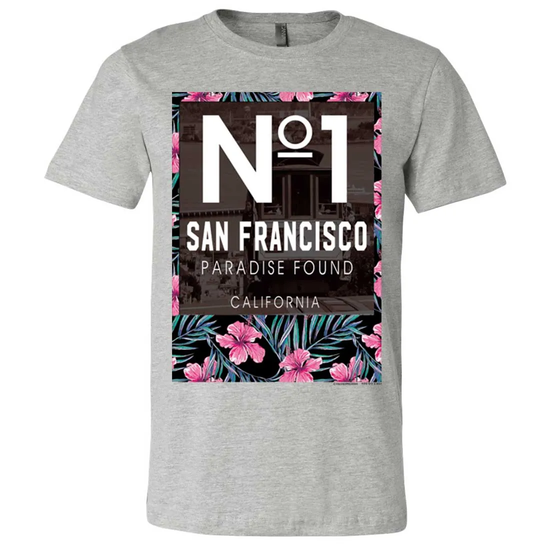 San Francisco No. 1 Paradise Found California Asst Colors Mens Fitted T-Shirt/tee
