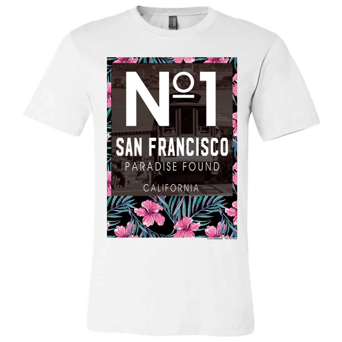 San Francisco No. 1 Paradise Found California Asst Colors Mens Fitted T-Shirt/tee