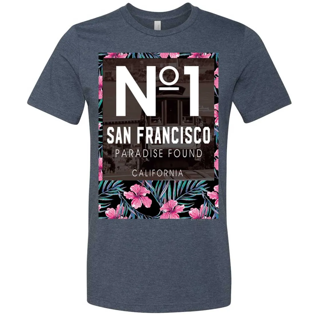 San Francisco No. 1 Paradise Found California Asst Colors Mens Fitted T-Shirt/tee