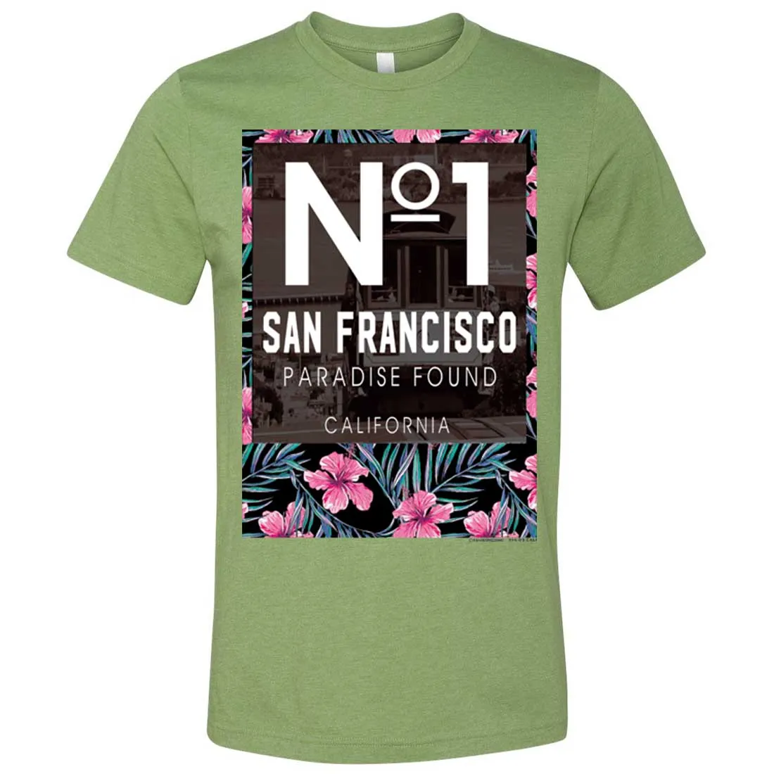 San Francisco No. 1 Paradise Found California Asst Colors Mens Fitted T-Shirt/tee