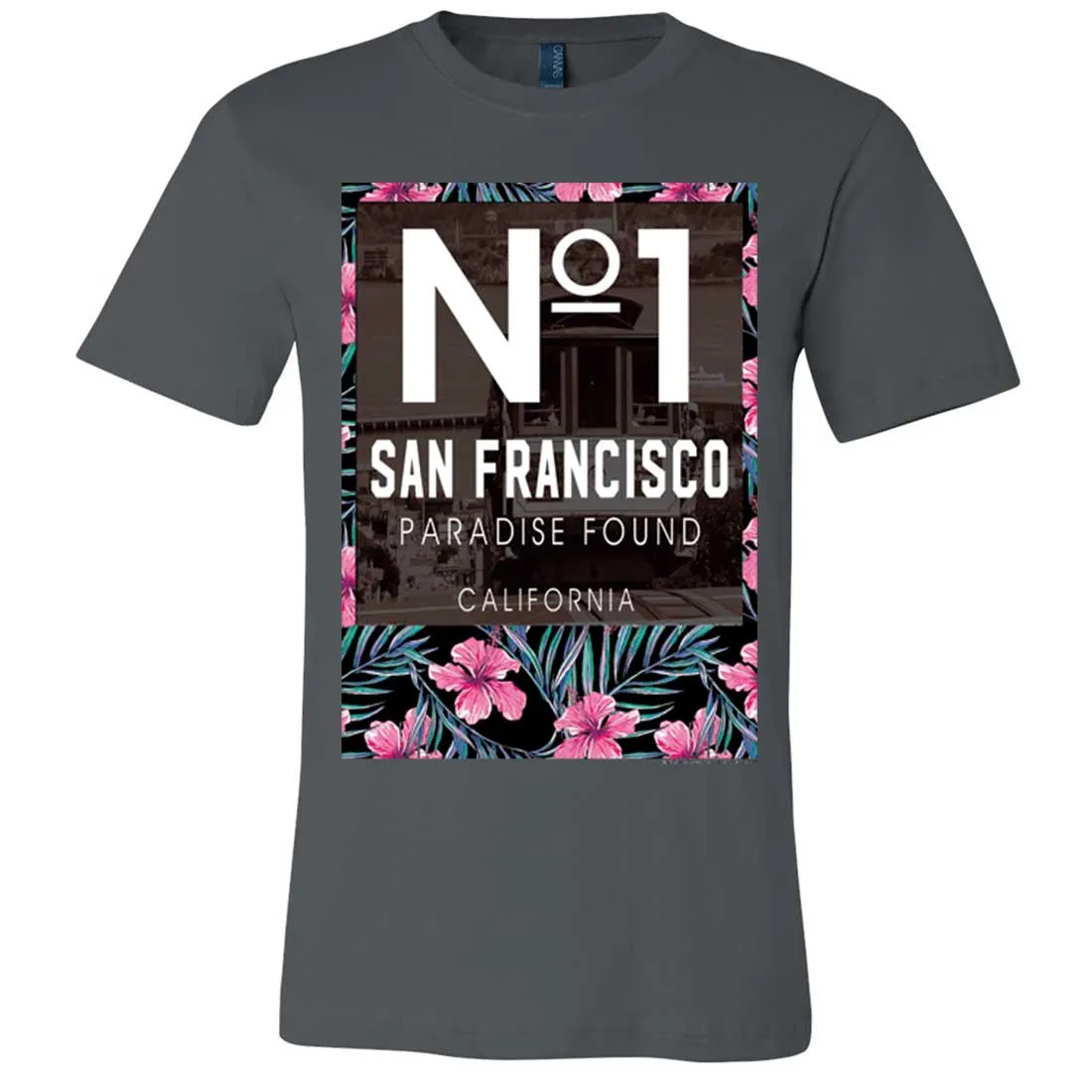 San Francisco No. 1 Paradise Found California Asst Colors Mens Fitted T-Shirt/tee