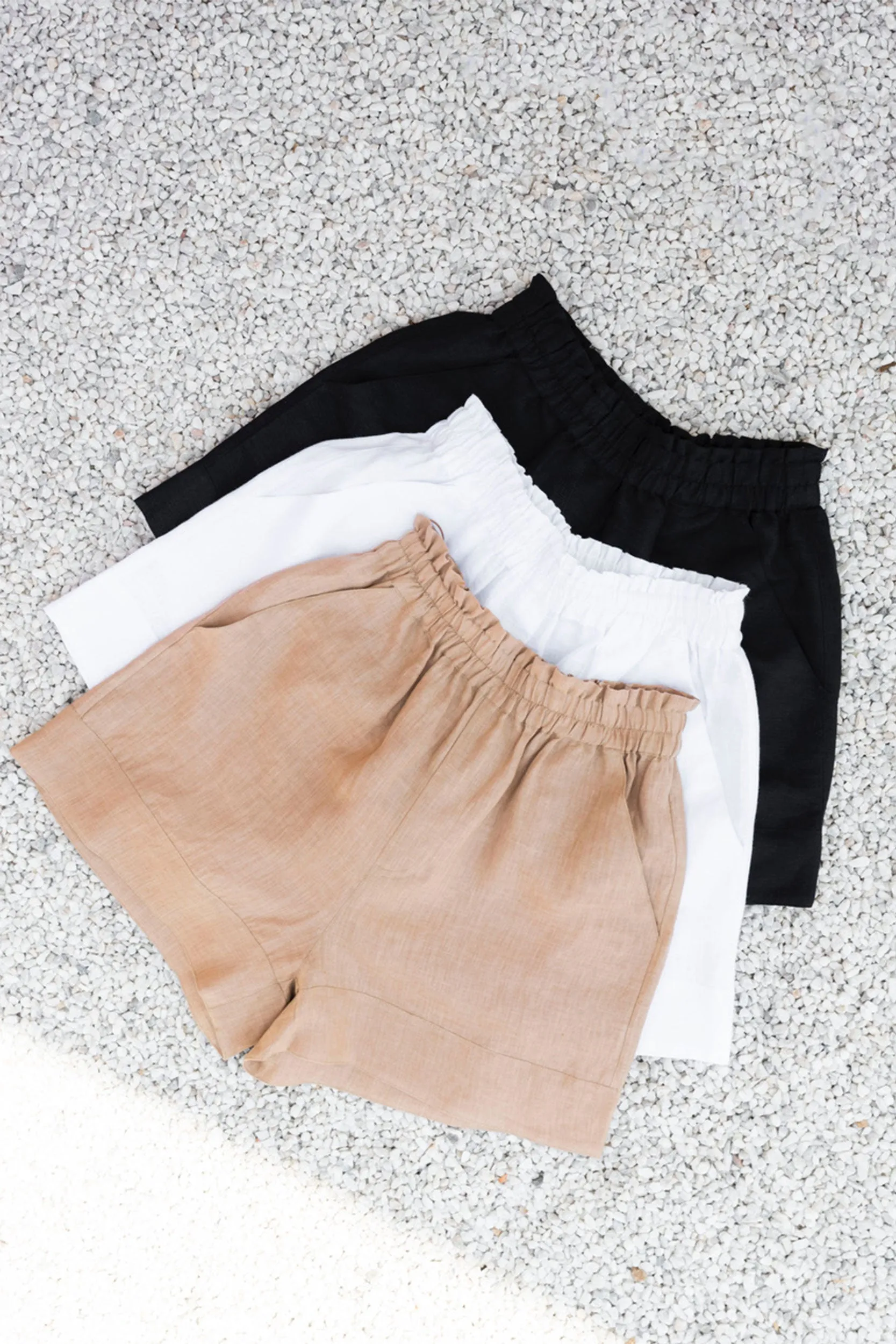 Sand Shorts (White)
