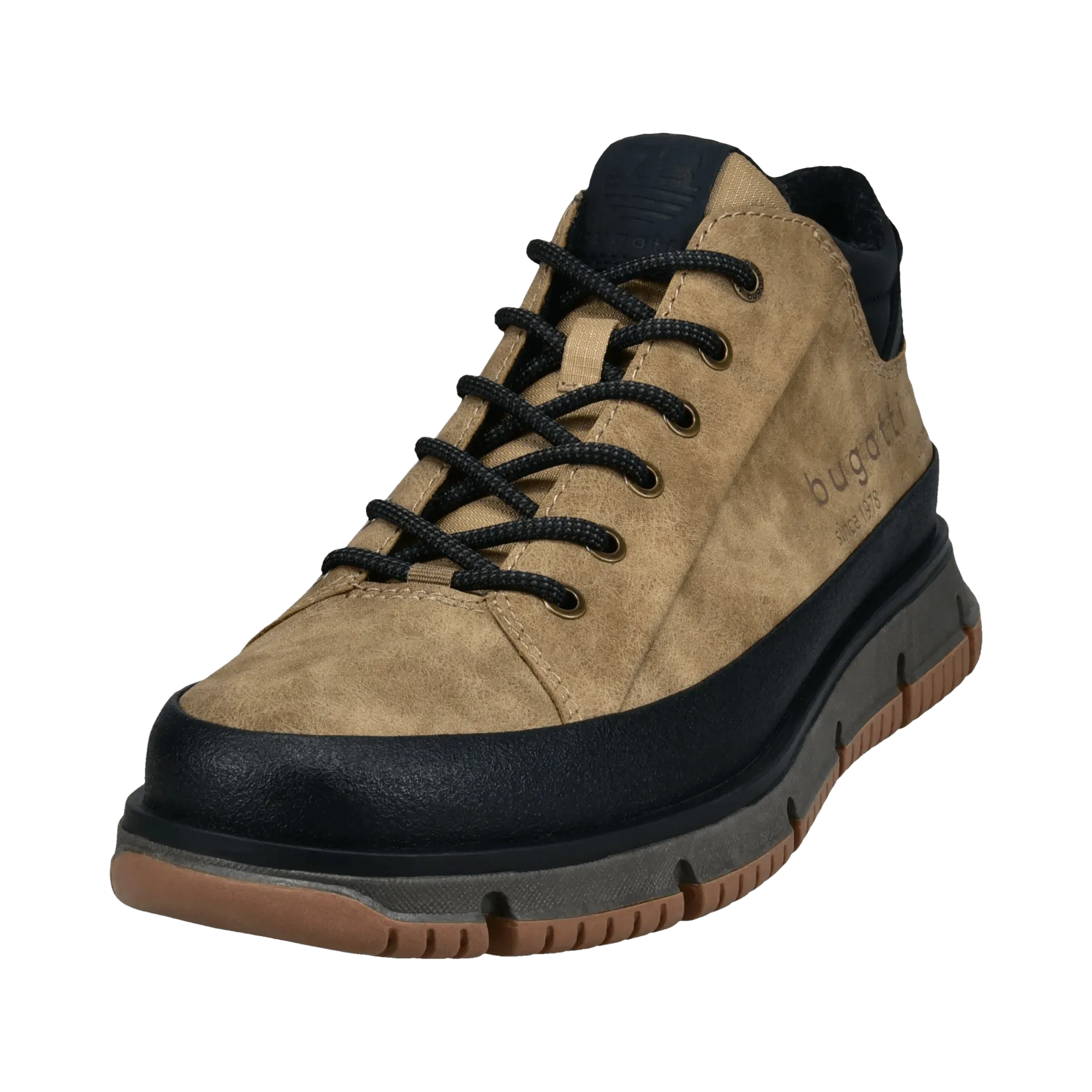 Schnürstiefel beige