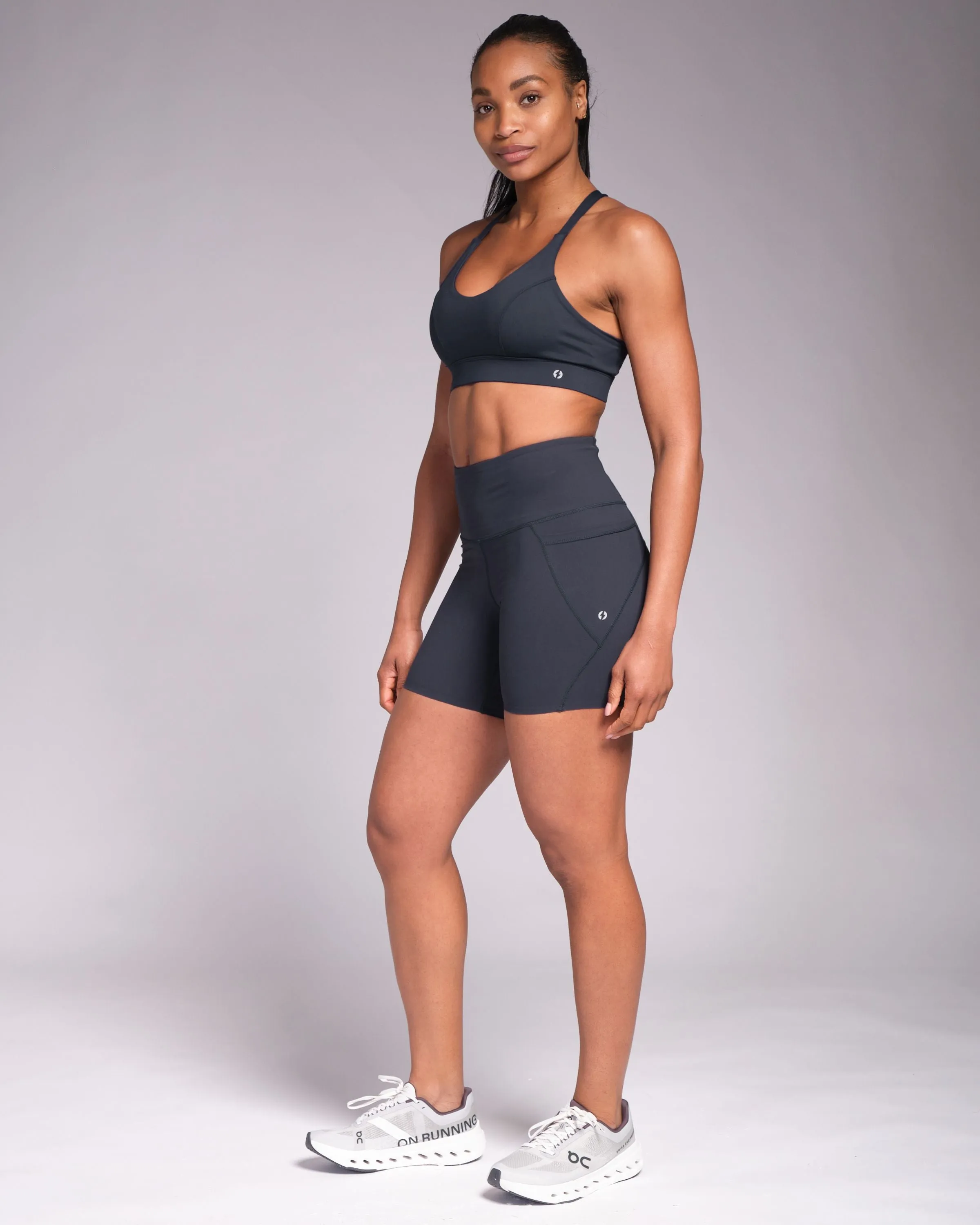 Sculpt High-Waisted 7" Shorts Outerspace Navy