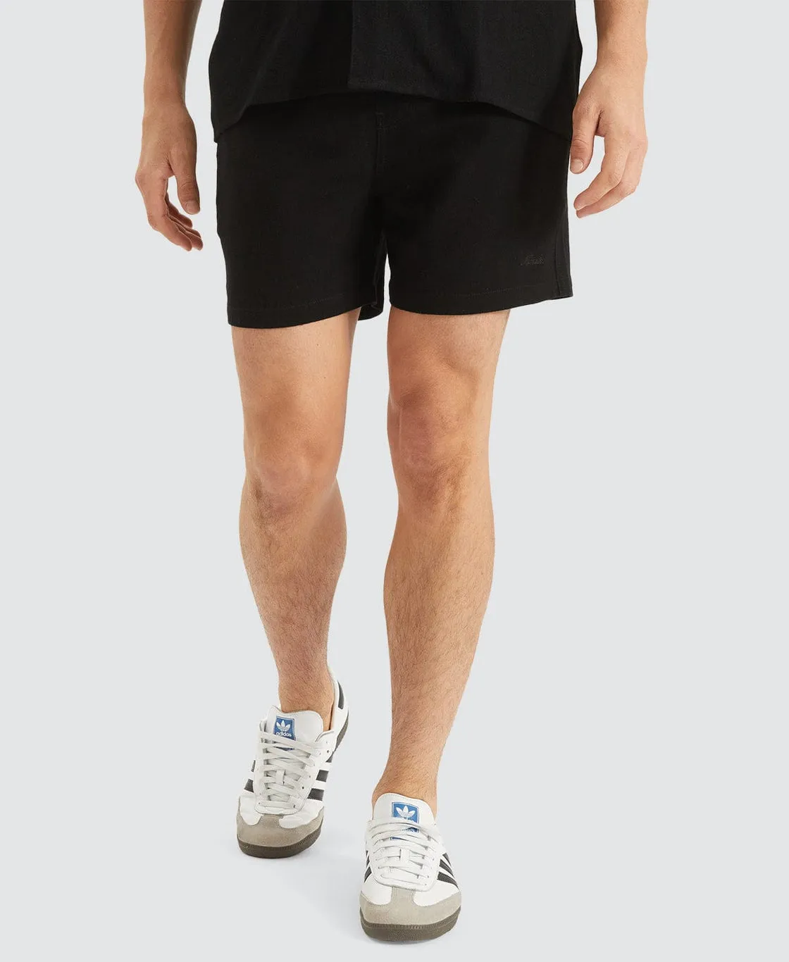 Seaside Linen Shorts - Black