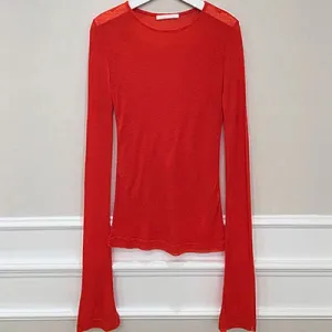 Sexy Thin Knit Sweater for Women Long Sleeve T-Shirt Slim Minimalist Stretchy Blouse Pullover Top