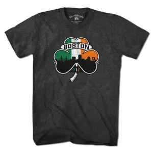 Shamrock Coat Of Arms T-Shirt | Unisex / 2XL / Charcoal