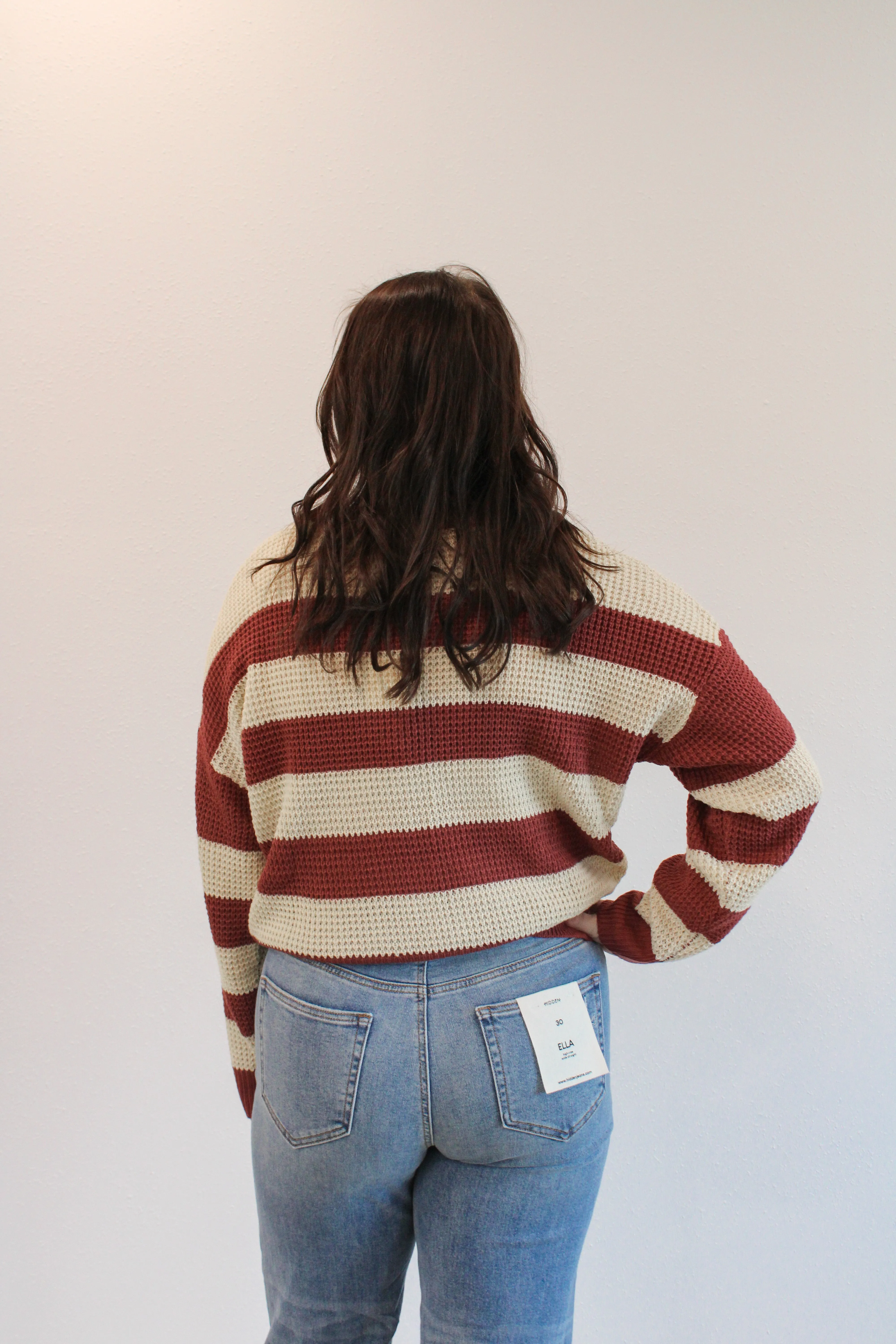SHONNA STRIPED SWEATER