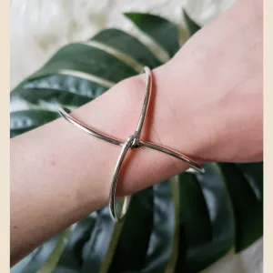 Silver Butterfly Cuff