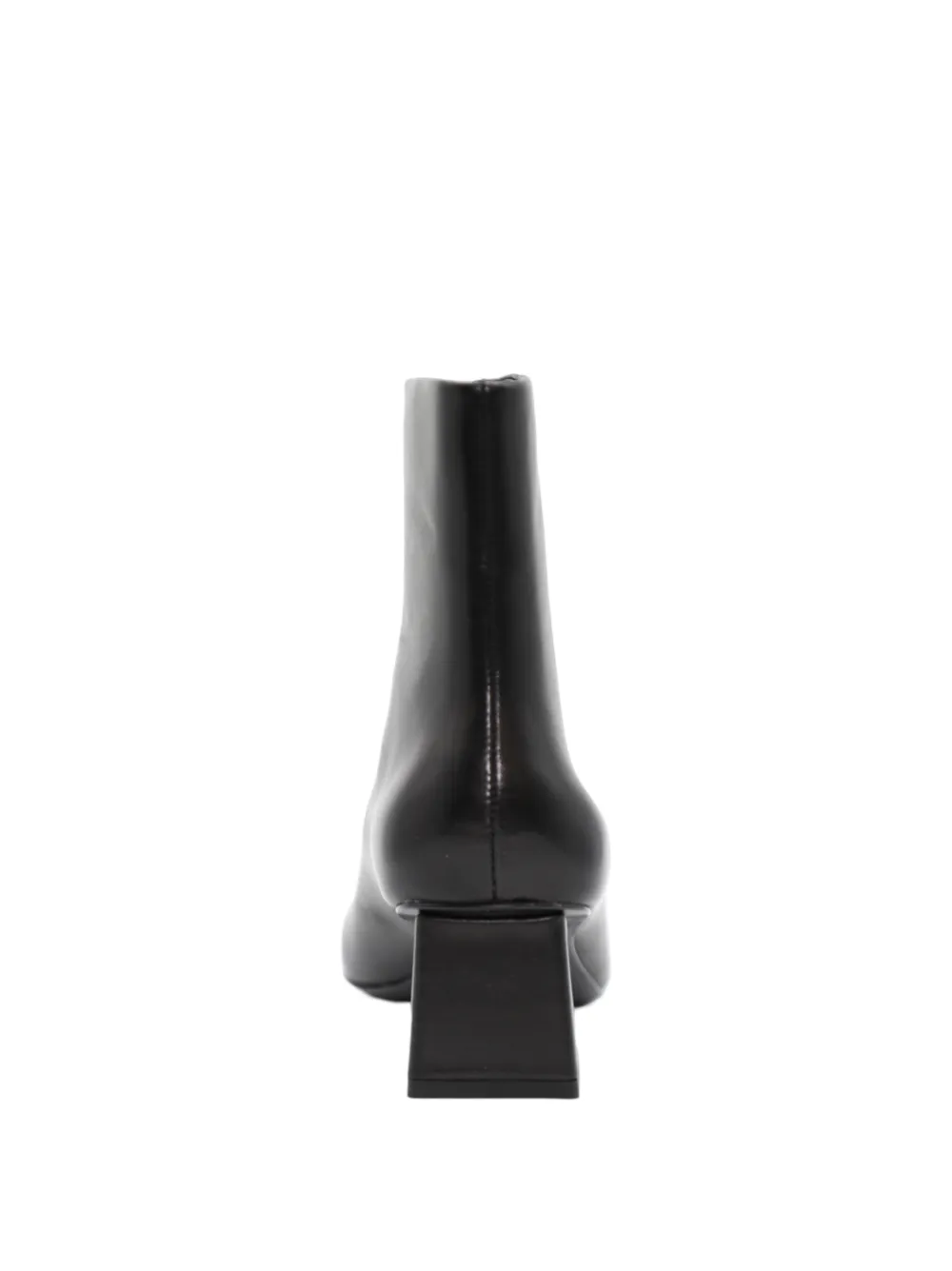 Simkhai Ryder Leather Zip Front Boot in Black