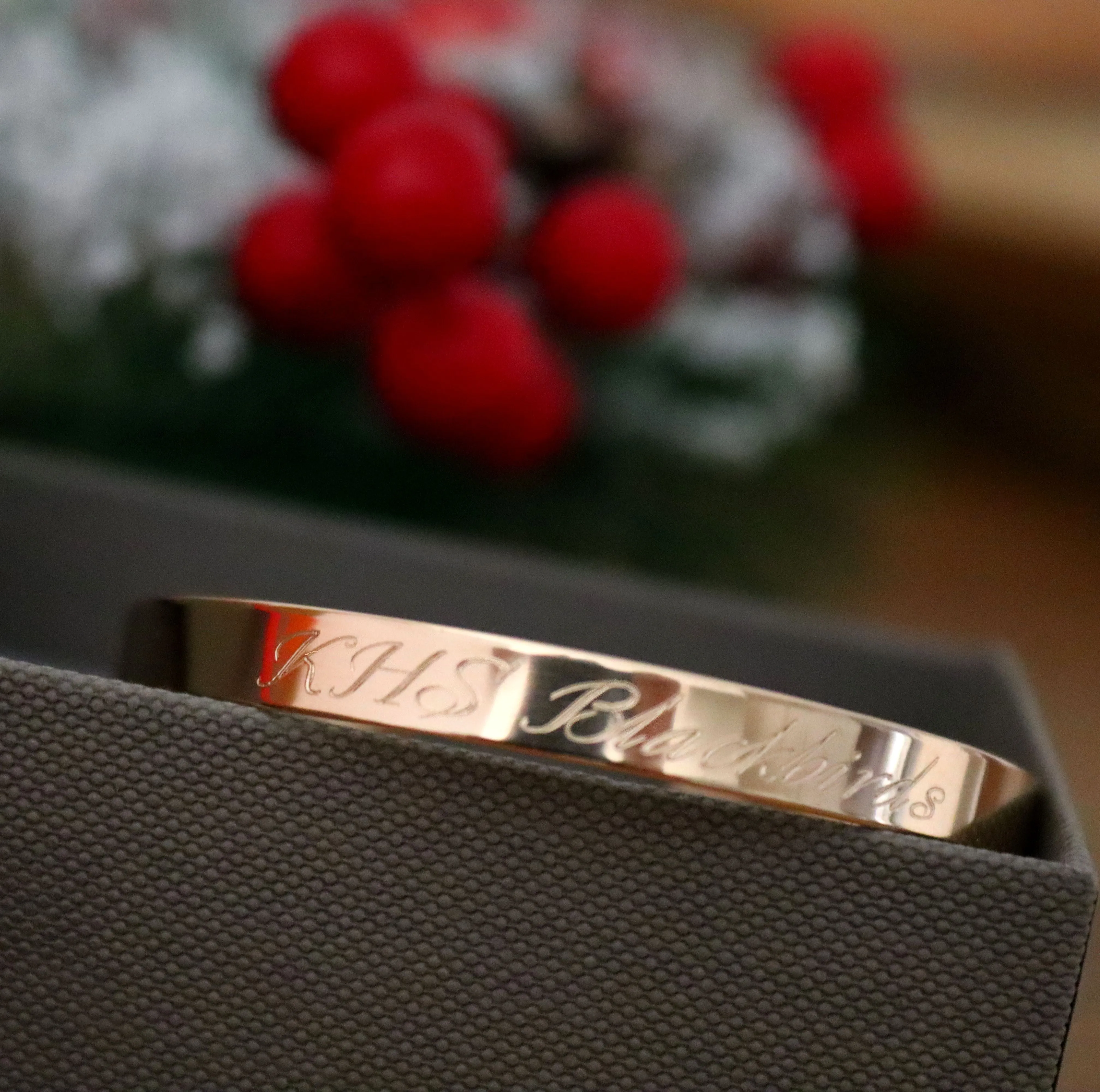 Skinny Cuff Bracelet for Women - Personalized Gold Filled Bangle