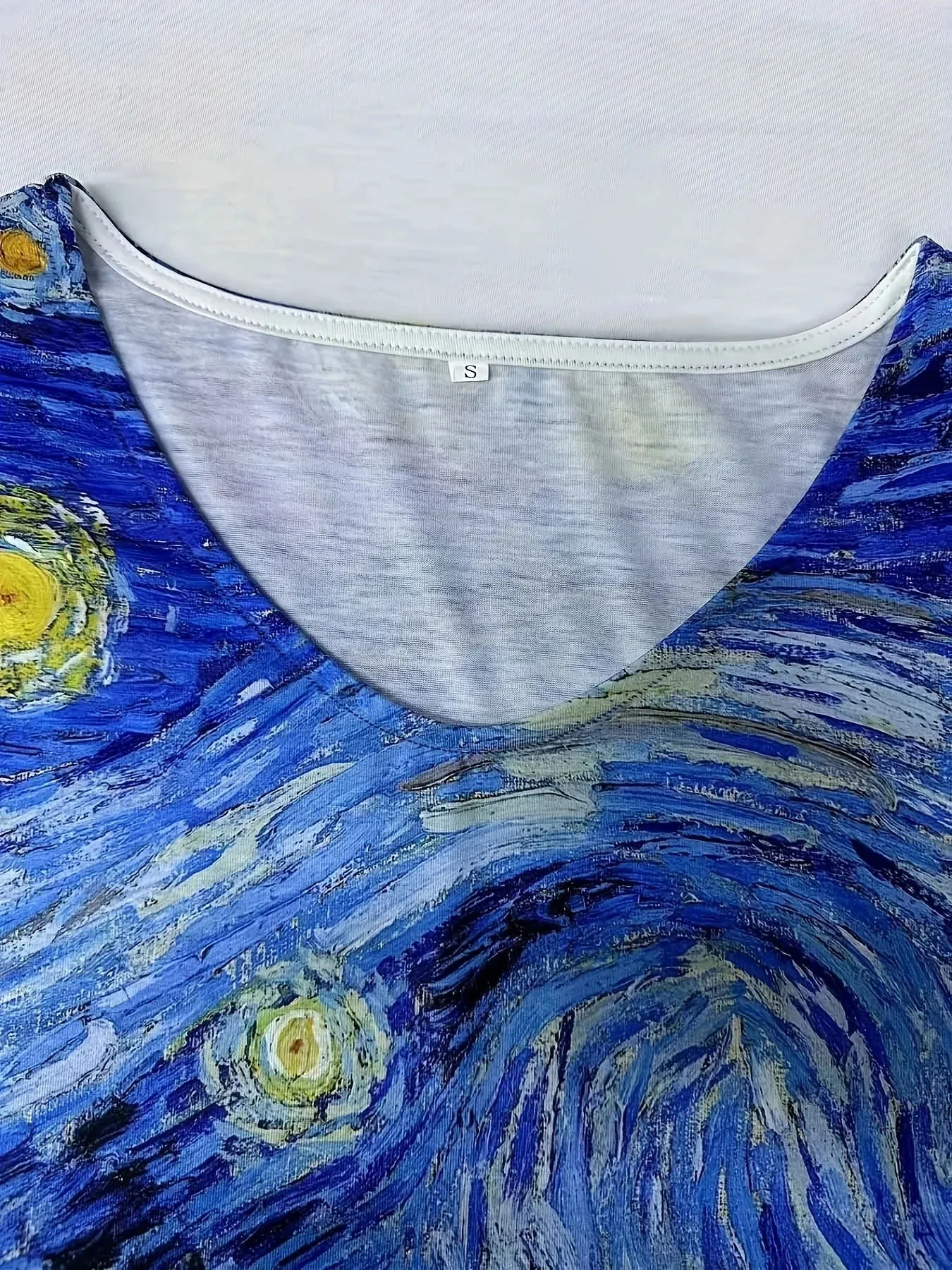 Sofia – Artistic Print Women’s V-Neck T-Shirt