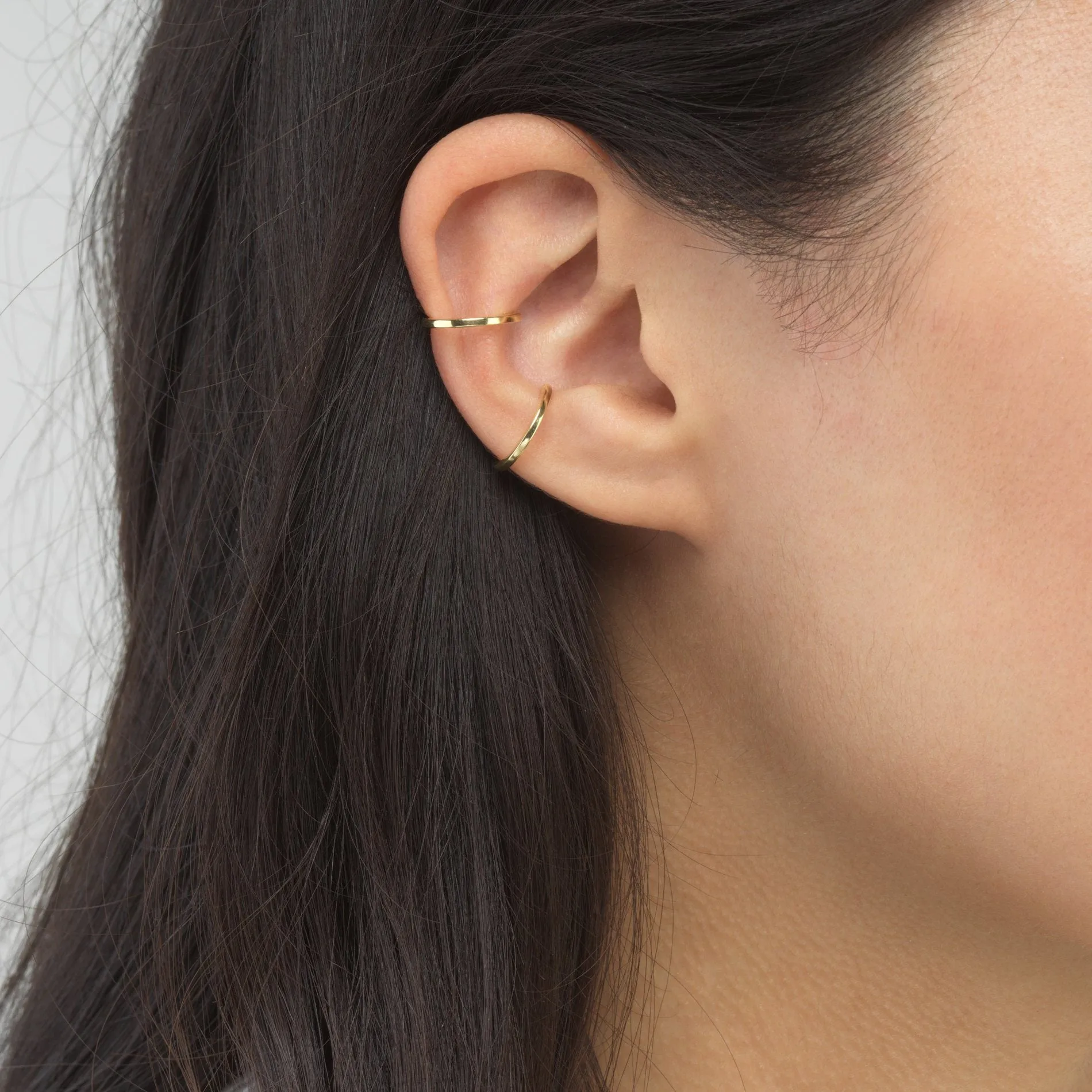 Solid Ear Cuff Combo Set 14K