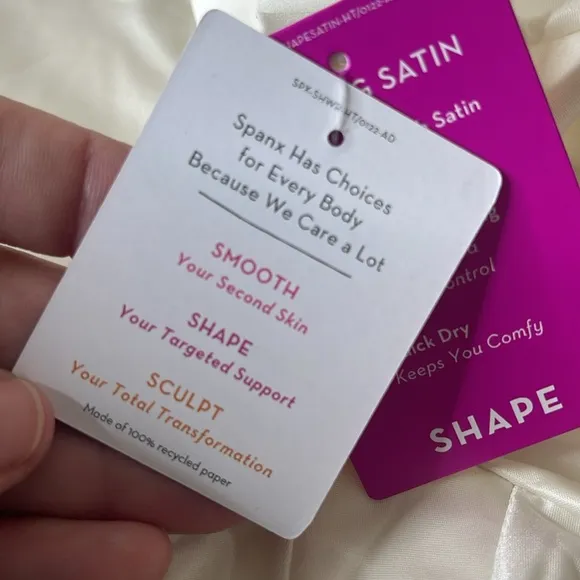 SPANX Shaping Satin Seamless Shorts Linen 3X