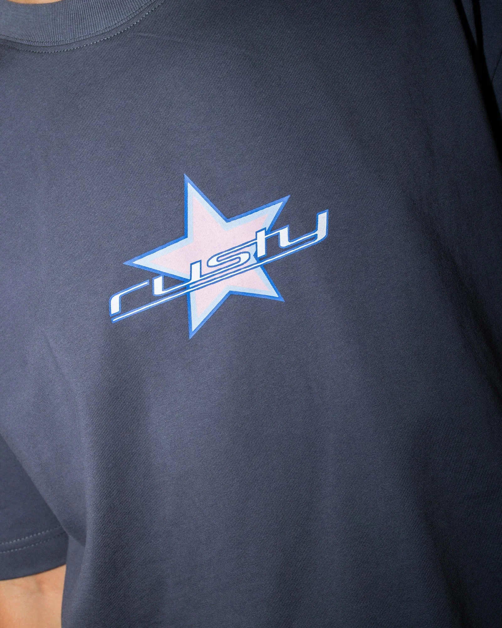 Star Burst Graphic T Shirt Dress