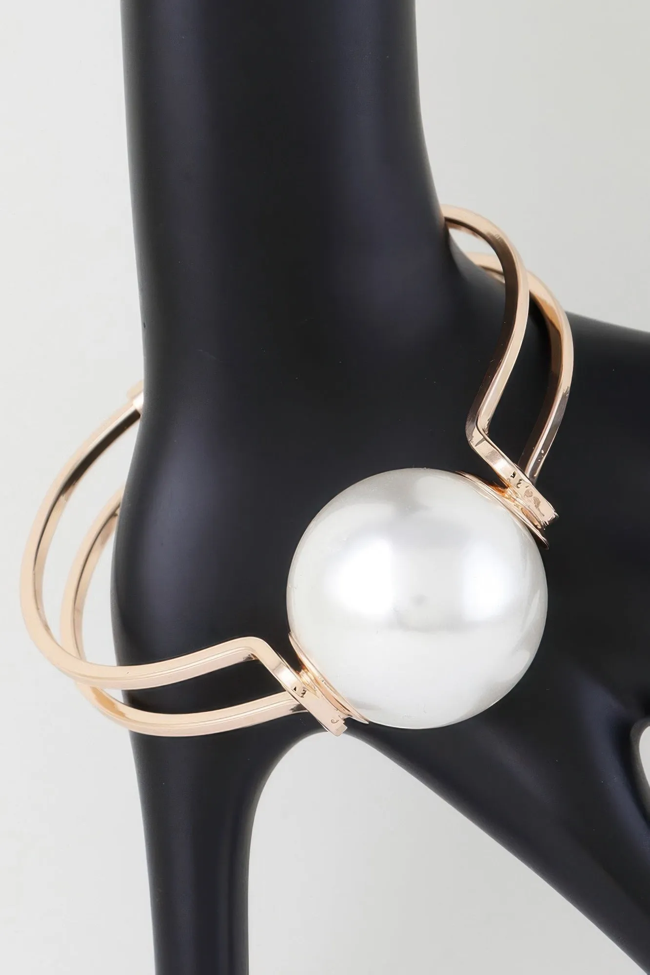 Statement Sphere Cuff Bracelet