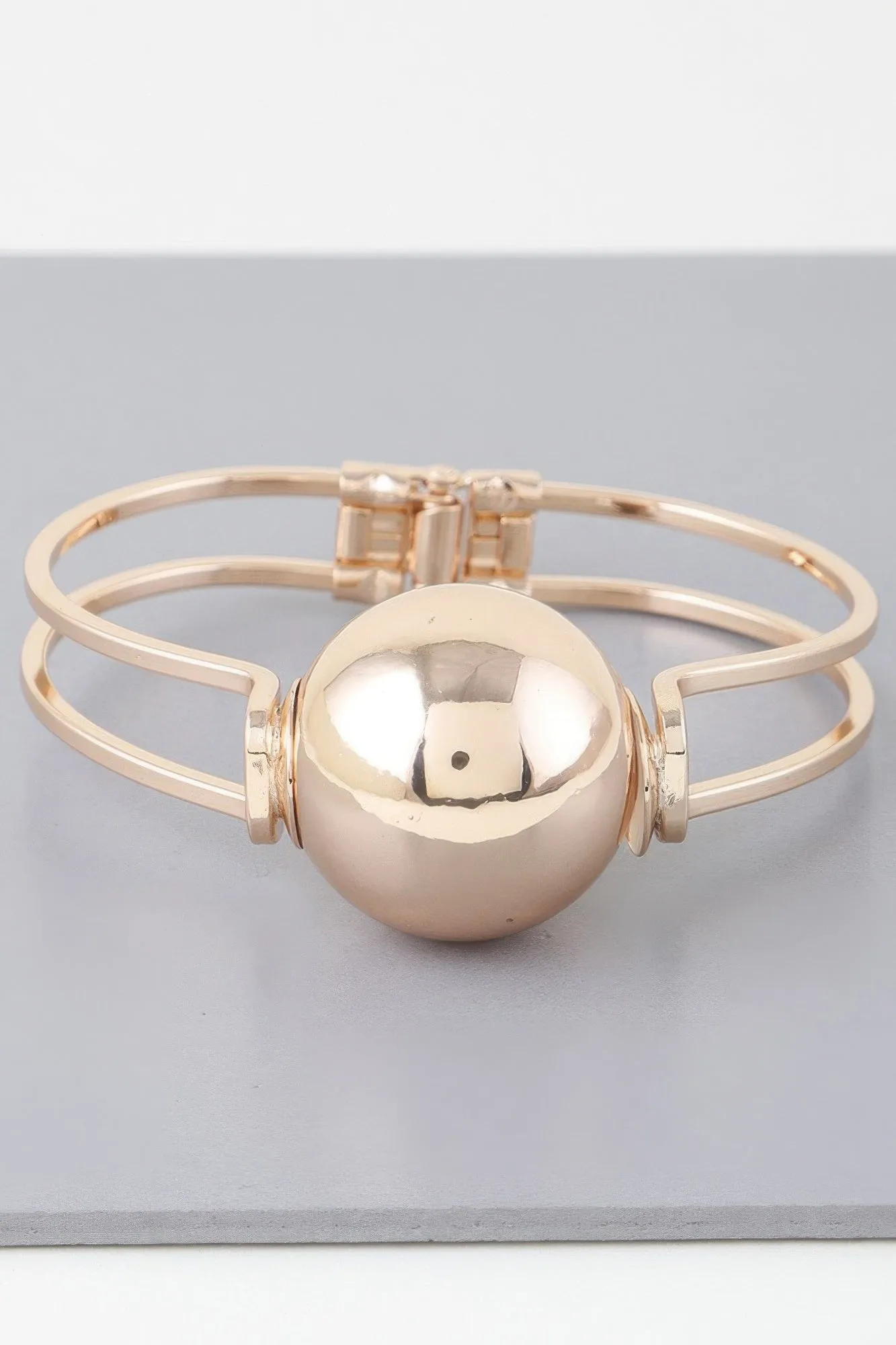 Statement Sphere Cuff Bracelet