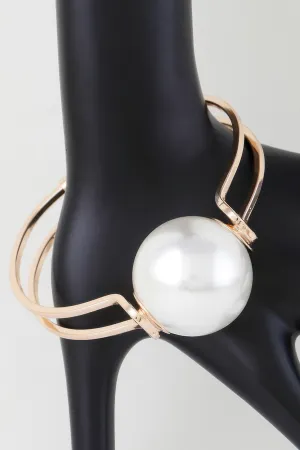 Statement Sphere Cuff Bracelet