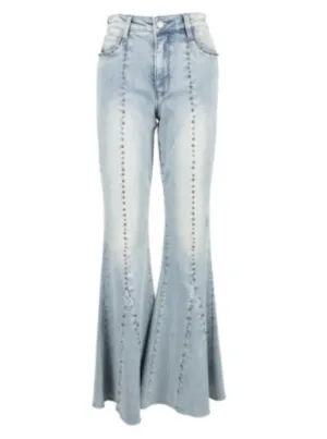 Stella High Rise Fab Ab Super Flare Raw Hem