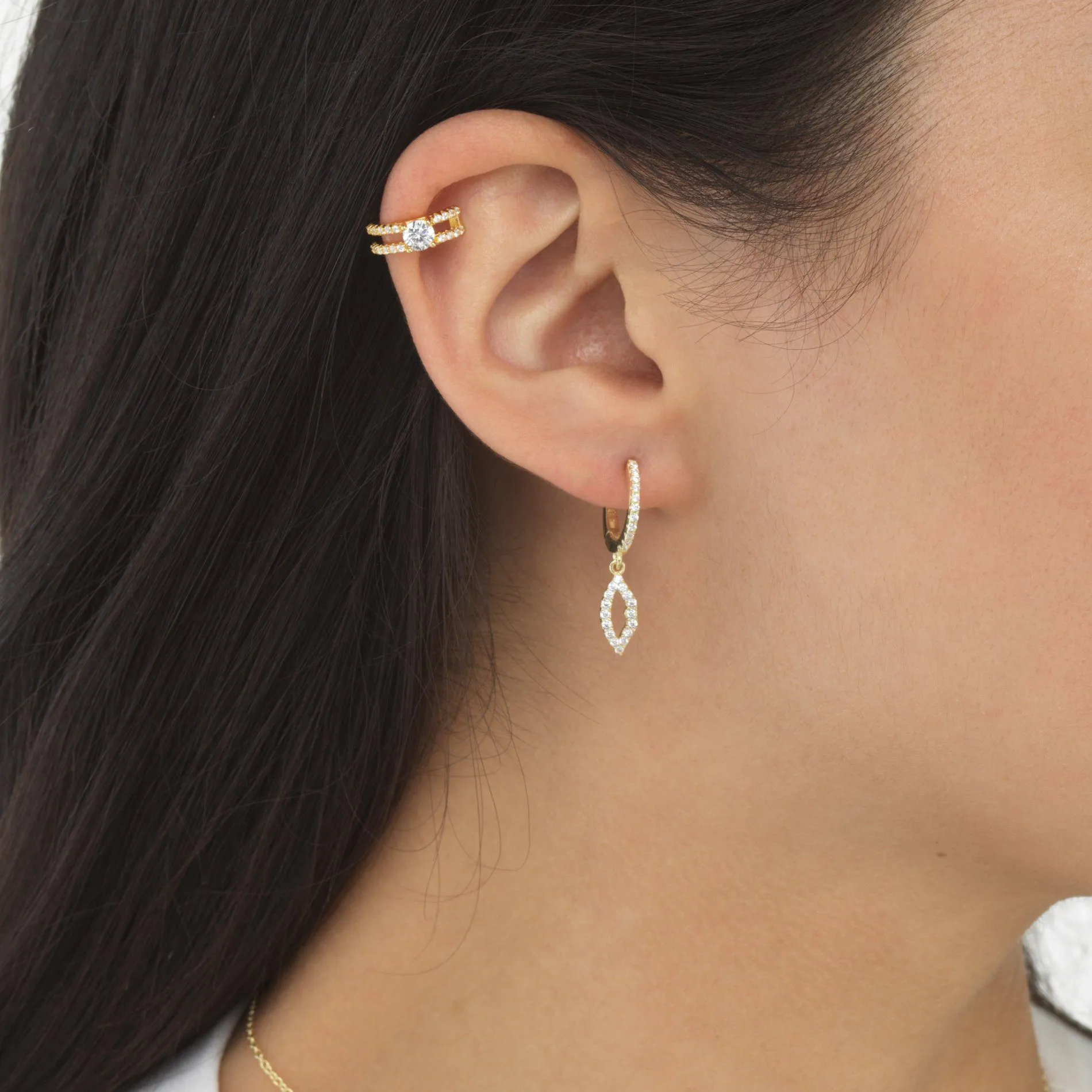 Stone Ear Cuff