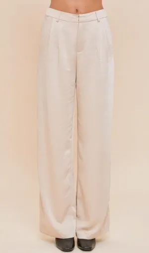 Straight Wide Leg Pants