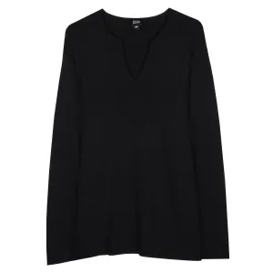 Stretch Silk Tussah Pullover