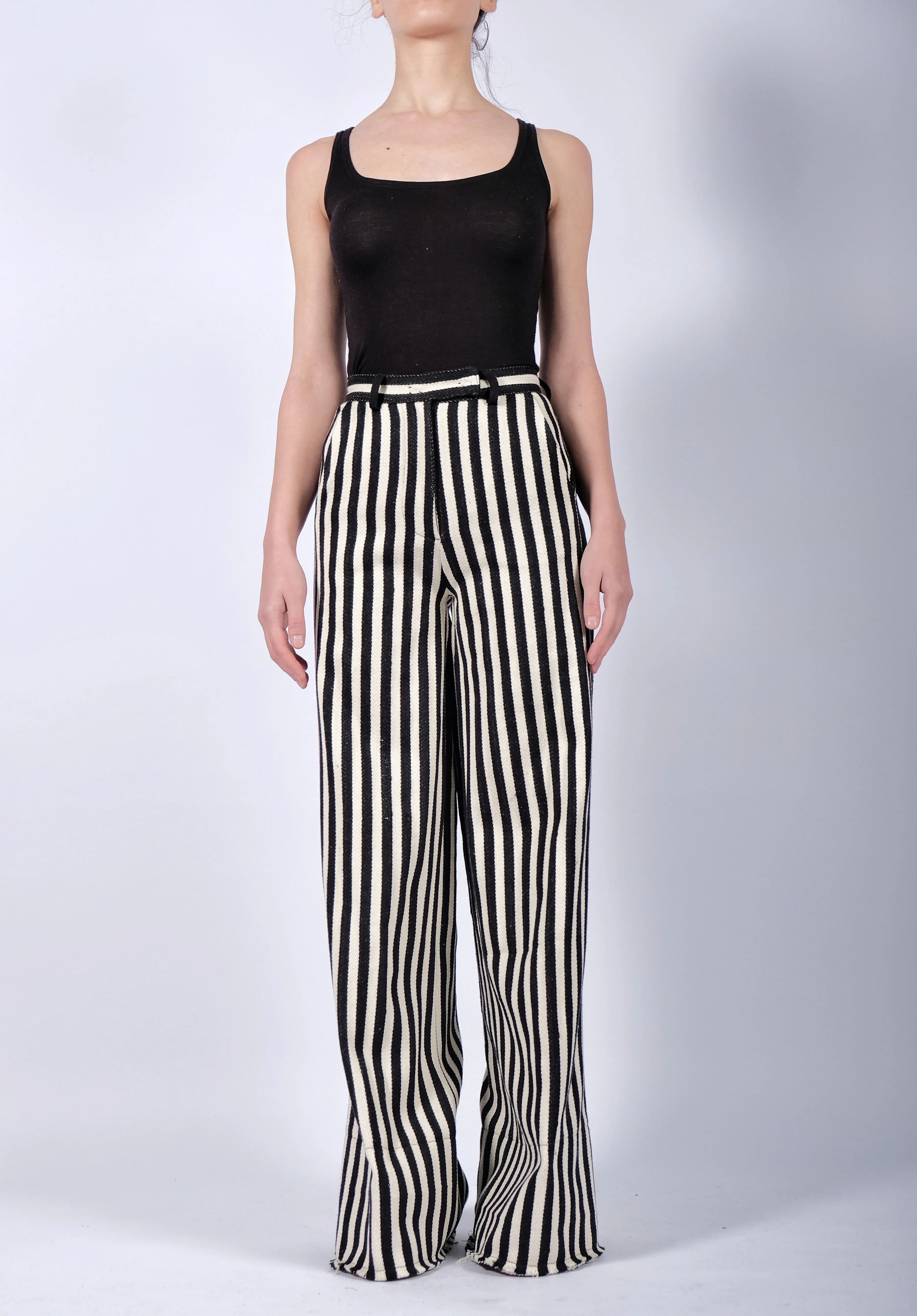 Stripe Trousers Wide