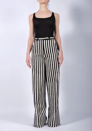 Stripe Trousers Wide
