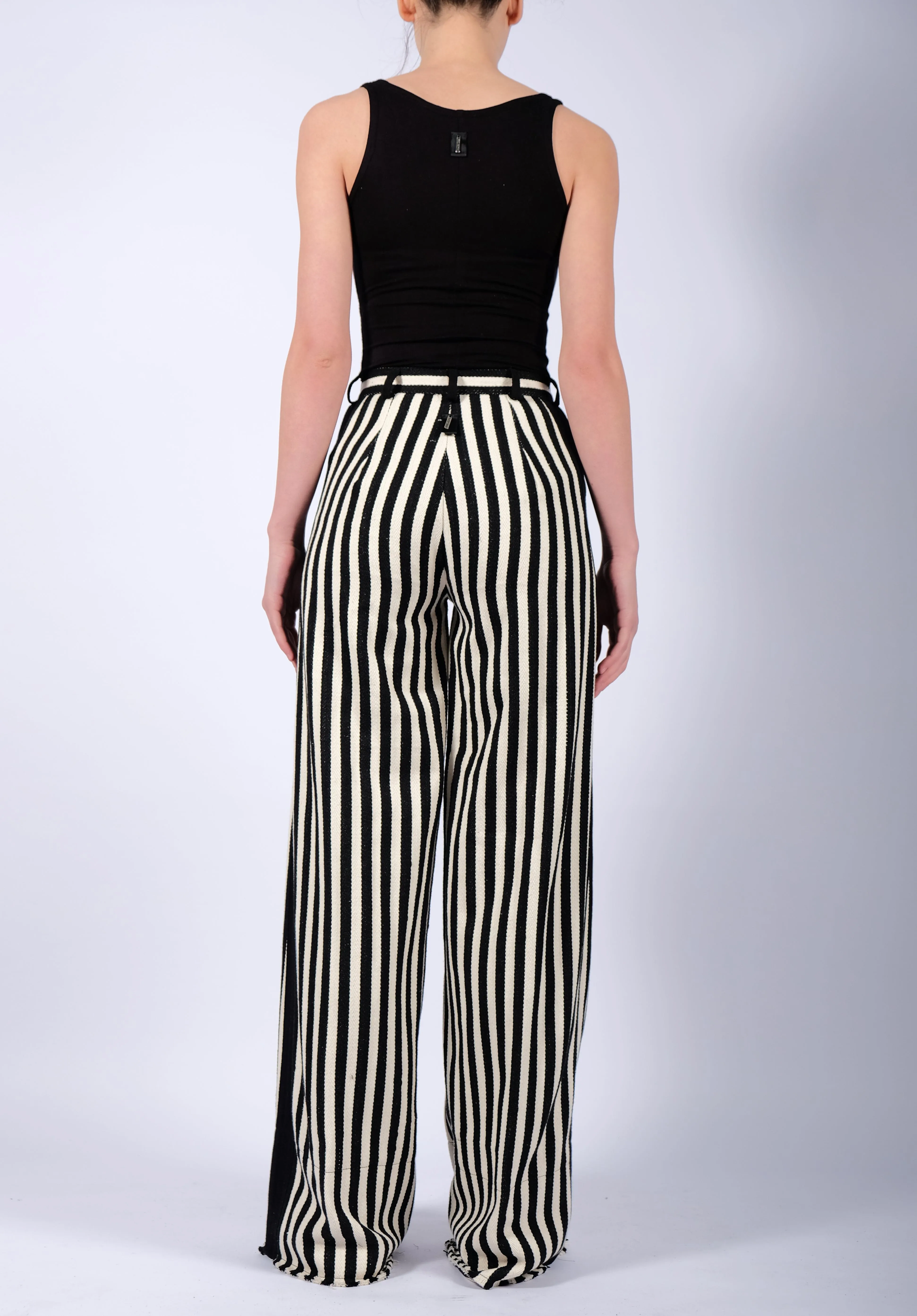 Stripe Trousers Wide
