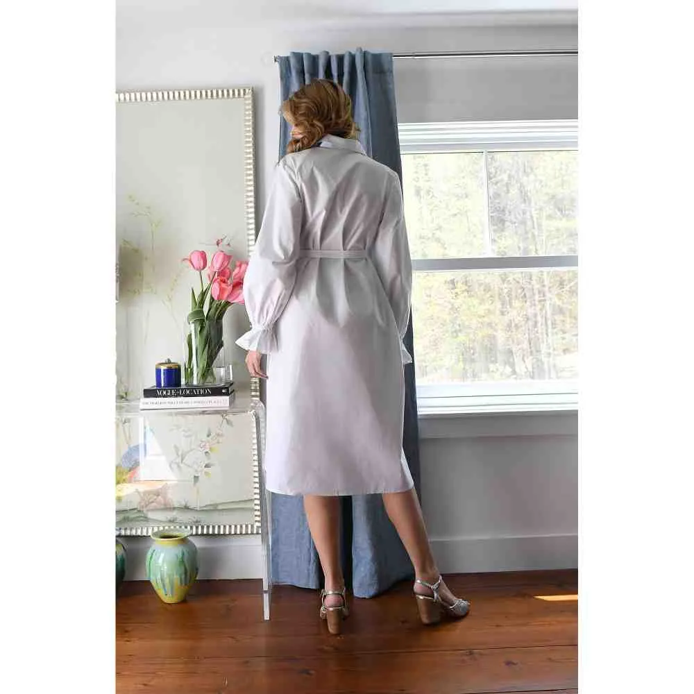 Style Junkiie White Poplin Shirt Dress (Set of 2)