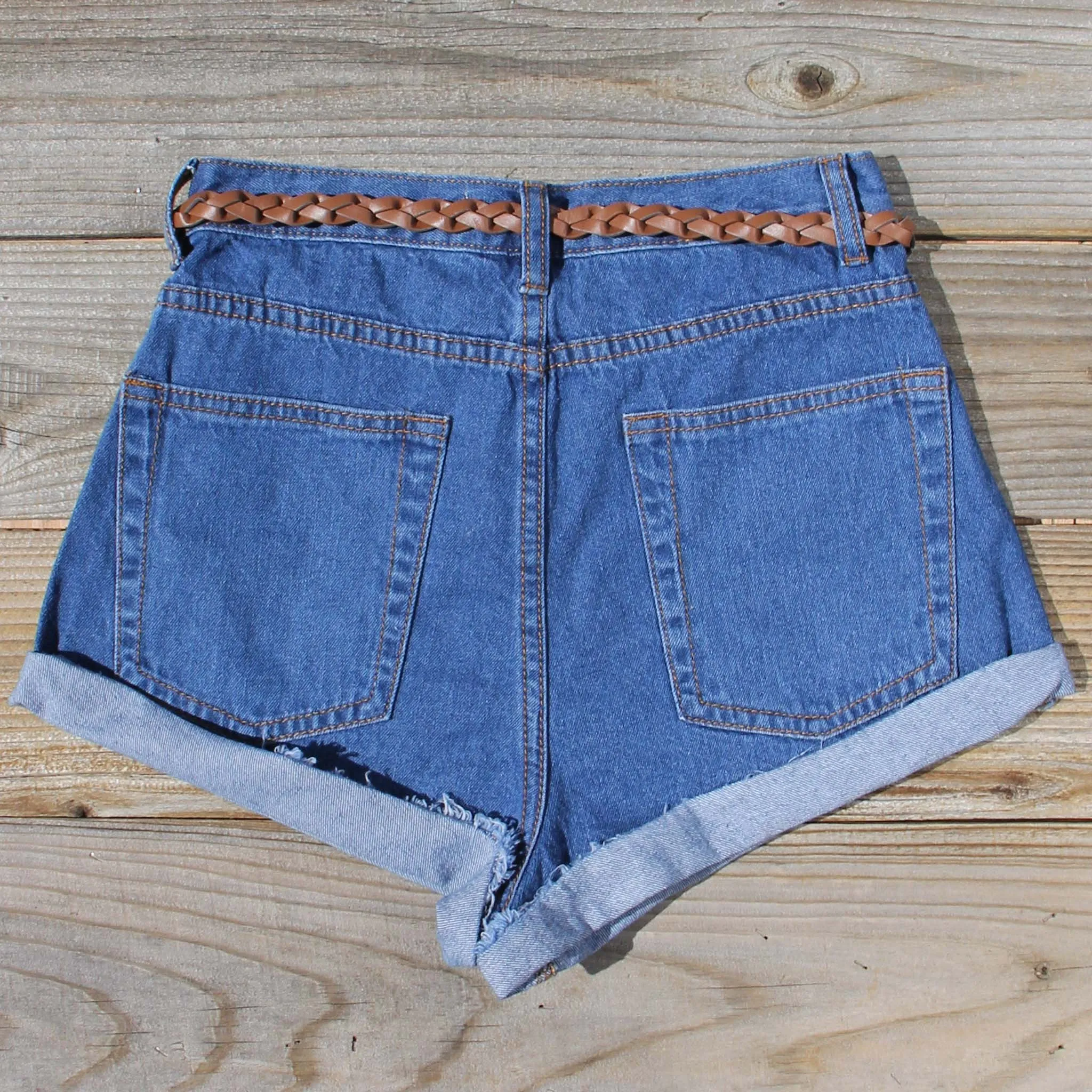 Summer Nights Cuffed Jean Shorts