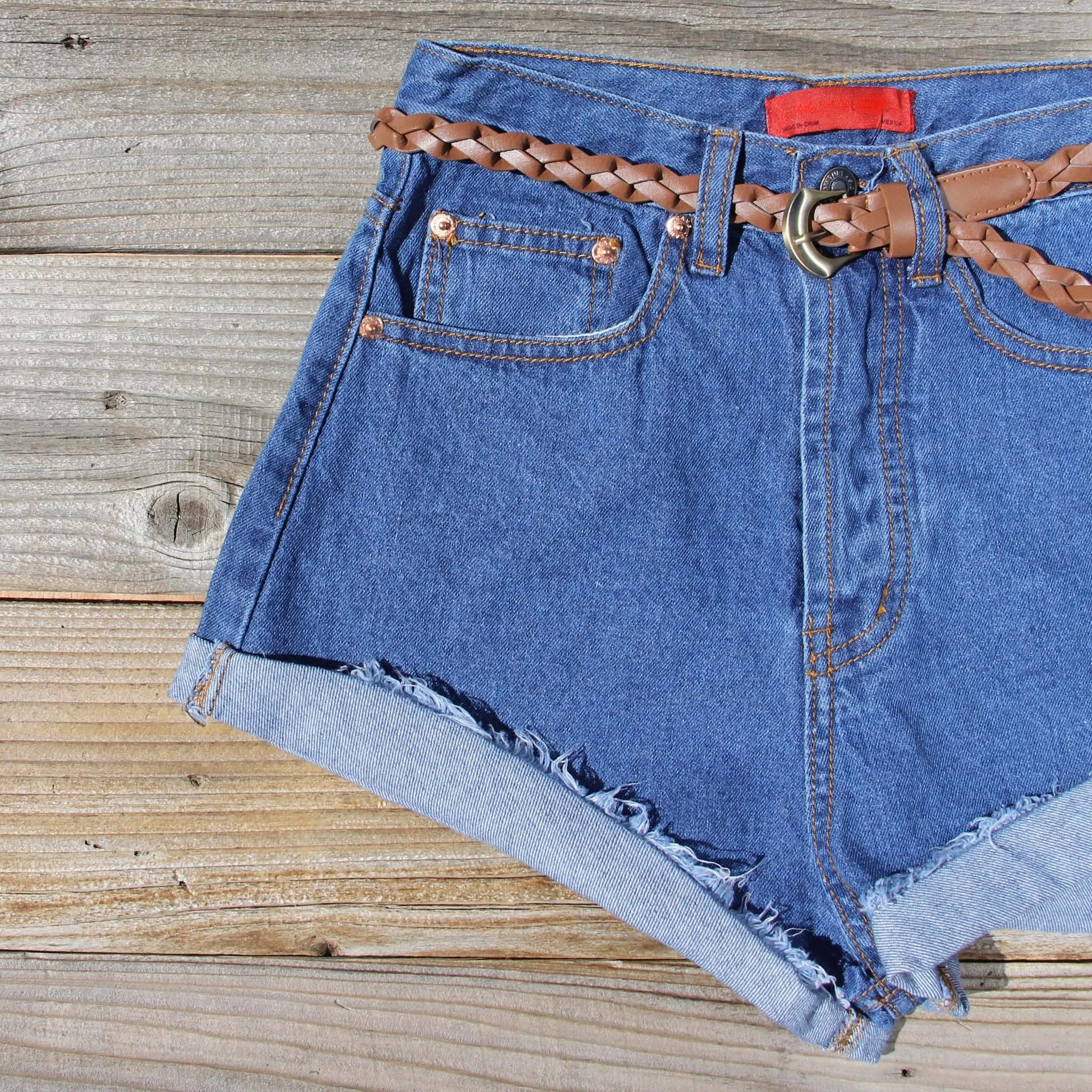 Summer Nights Cuffed Jean Shorts