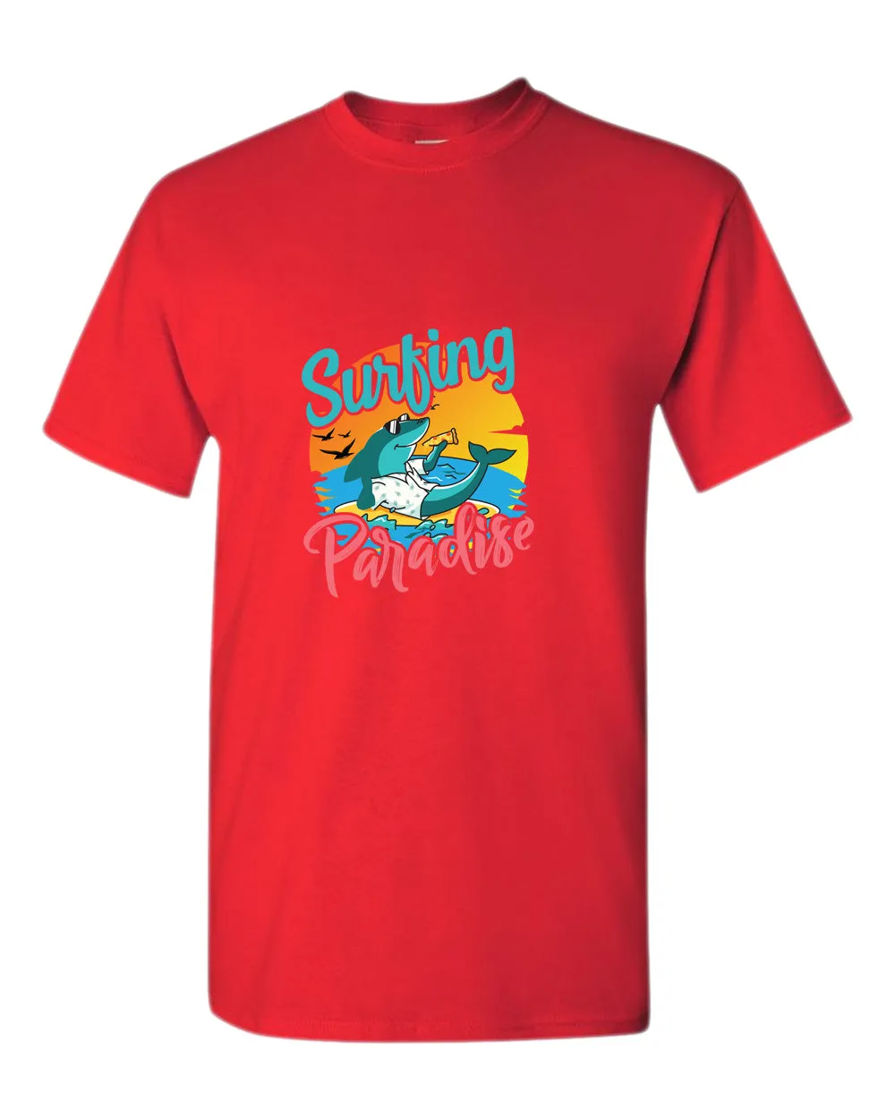 Surfing paradise beach t-shirt, summer t-shirt, beach party t-shirt