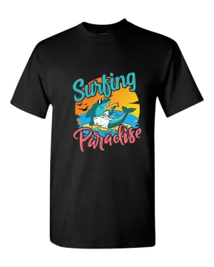 Surfing paradise beach t-shirt, summer t-shirt, beach party t-shirt