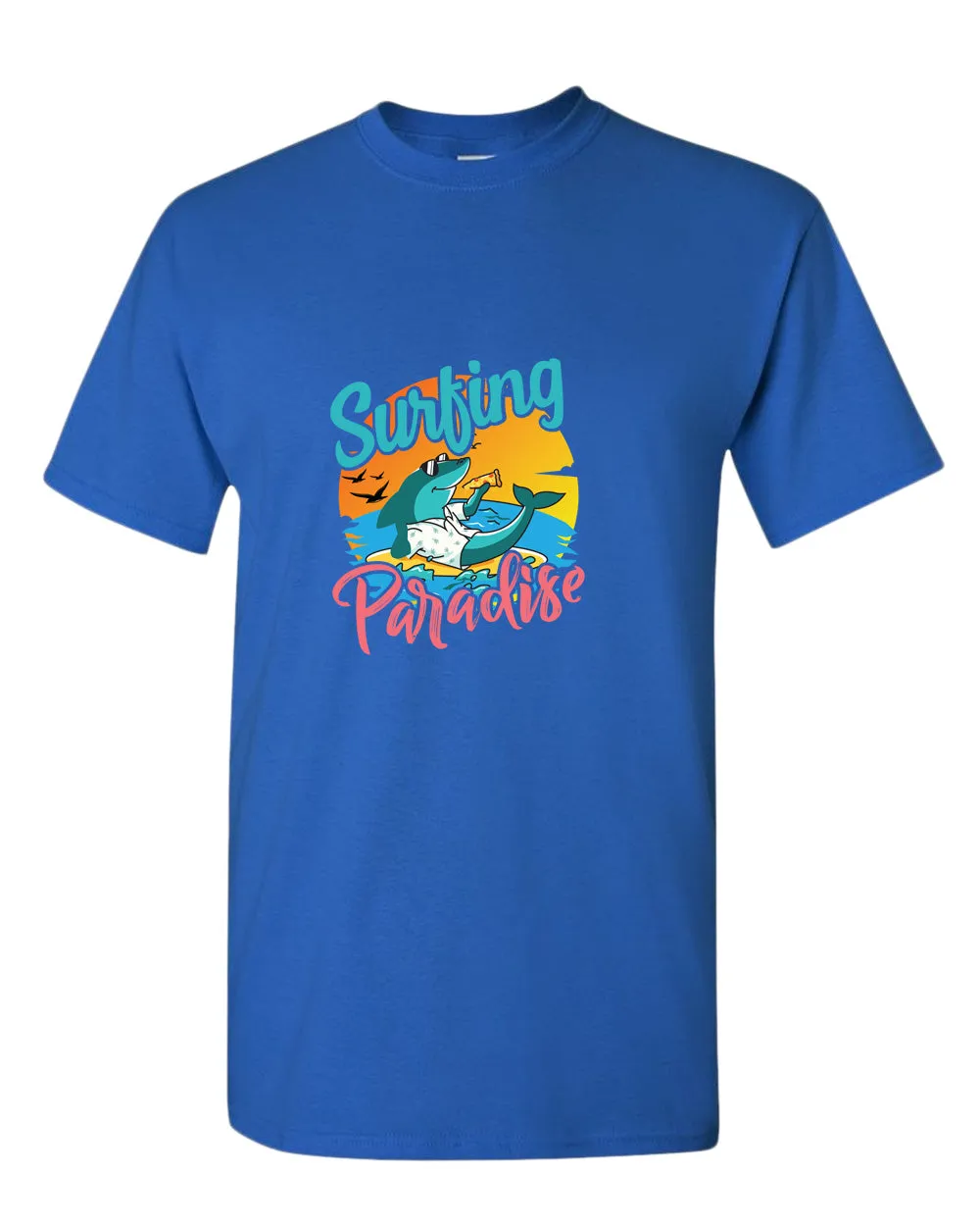 Surfing paradise beach t-shirt, summer t-shirt, beach party t-shirt