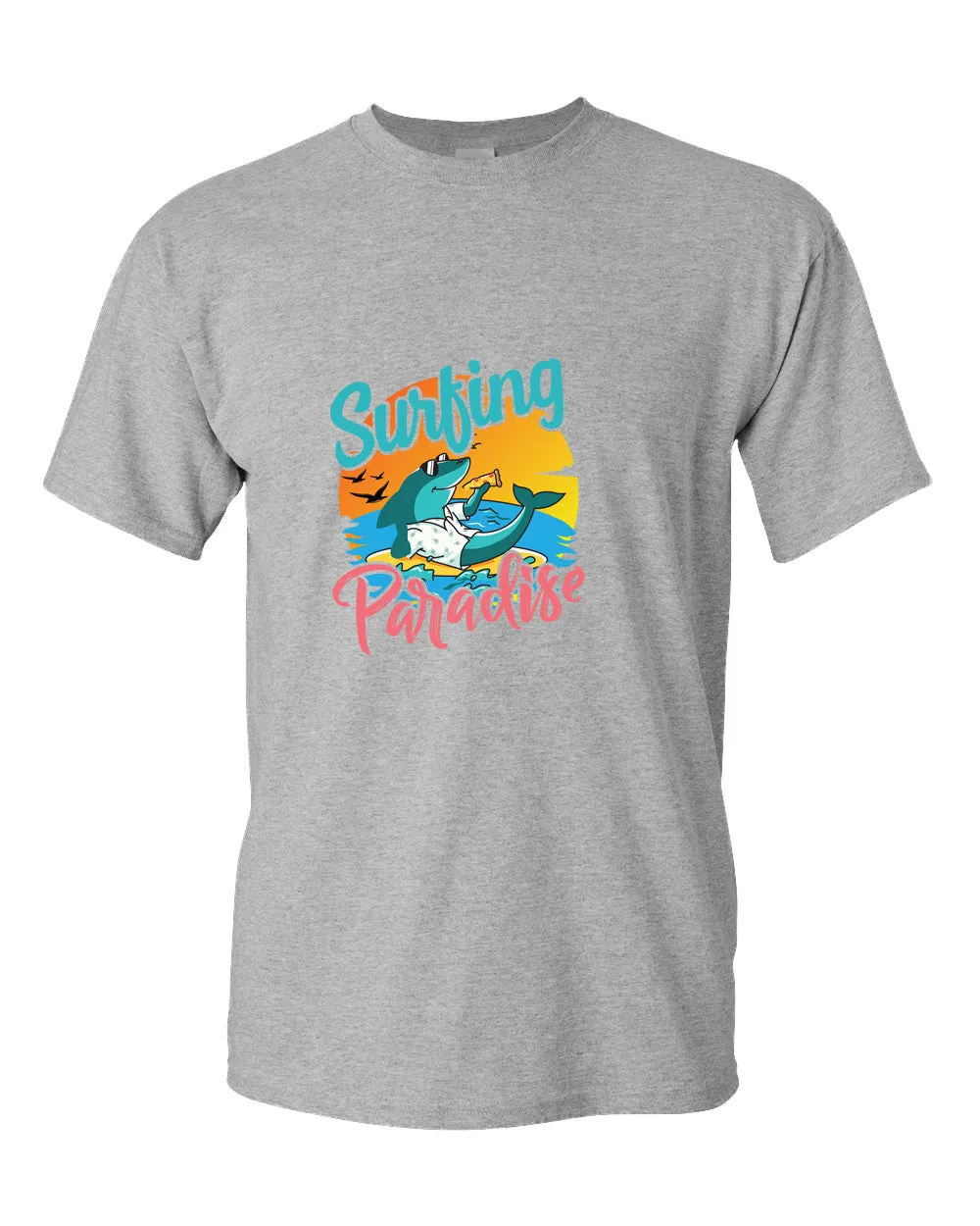 Surfing paradise beach t-shirt, summer t-shirt, beach party t-shirt