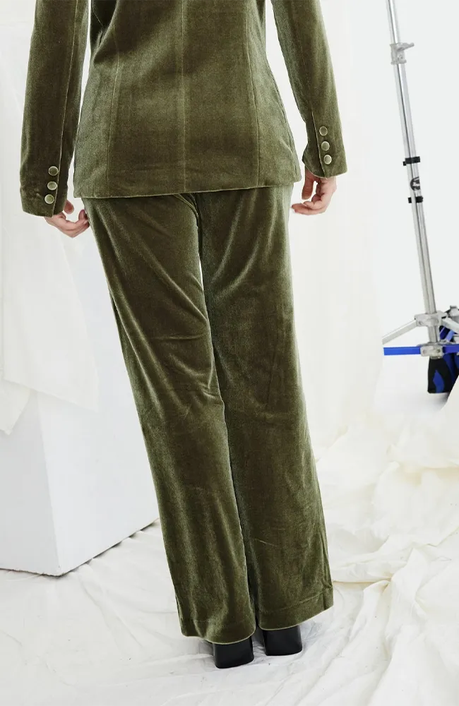 Surry Velvet Pant - Oregano