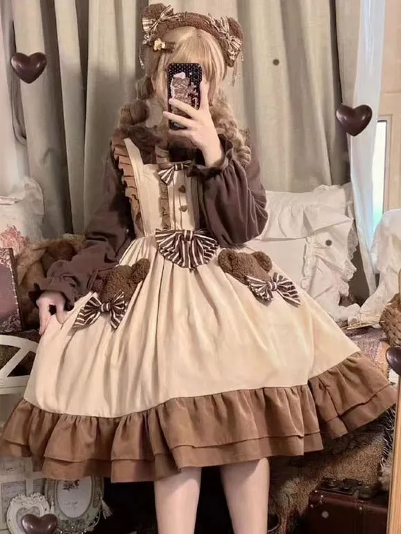 Sweet Lolita Dress Polyester Sleeveless Dress